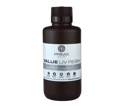 PrimaCreator UV/DLP Water Washable resin i farven Chromatic Silver