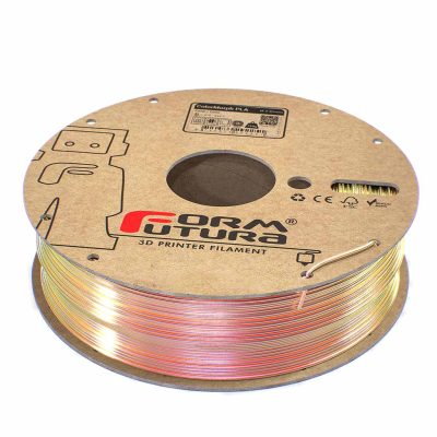 FormFutura High Gloss colormorph PLA filament i farverne Gul og Pink